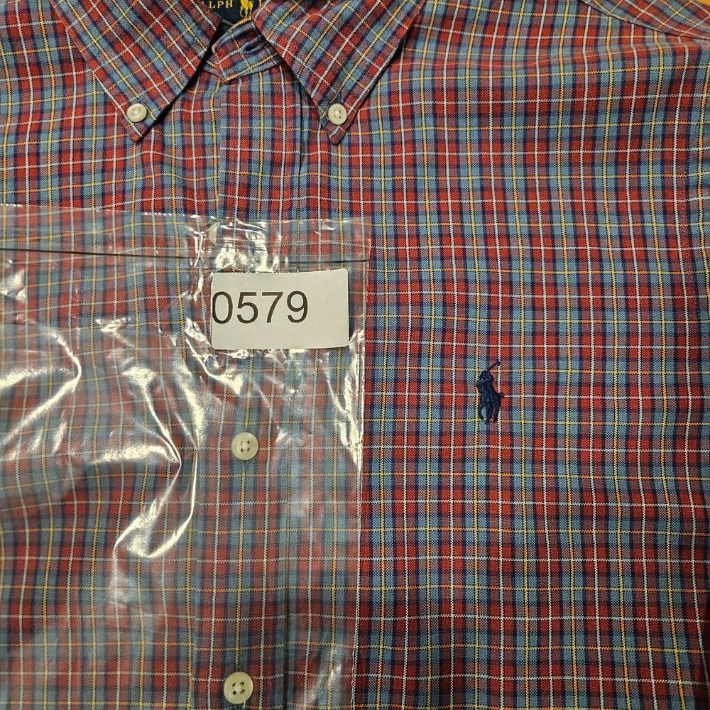 Ralph Lauren Long Sleeve Button Shirt Men's Size M 100% Cotton‎ Plaid - Picture 9 of 9